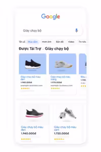 google shopping trên google mua sắm