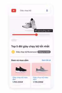 google shopping trên youtube