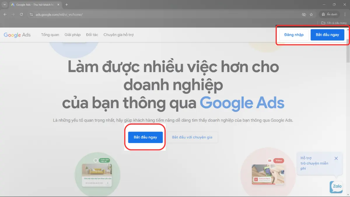 tạo tài khoản google ads
